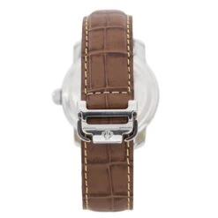 Montre BAUME & MERCIER "Capeland Small Second" En Acier Et Cuir -Castafiore Boutique montre baume mercie capeland small second en acier et cuir 688343