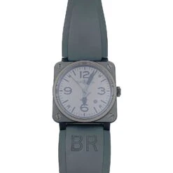 Miller Montre BELL & ROSS "BR 03 Phantom" En Céramique Noire Et Caoutchouc