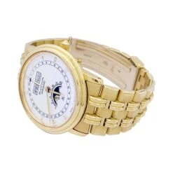 Miller Montre BLANCPAIN "Villeret Moonphase" En Or Jaune -Castafiore Boutique montre blancpain villeret moonphase en or jaune 523148