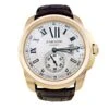 Miller Montre CARTIER "Calibre De Cartier" En Or Rose Et Cuir -Castafiore Boutique montre cartier calibre de cartier en or rose et cuir 407515