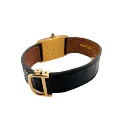 Montre CARTIER TANK Arrondie En Or Jaune 8 Montre CARTIER TANK Arrondie En Or Jaune -Castafiore Boutique montre cartier modele tank arrondie en or jaune 875276