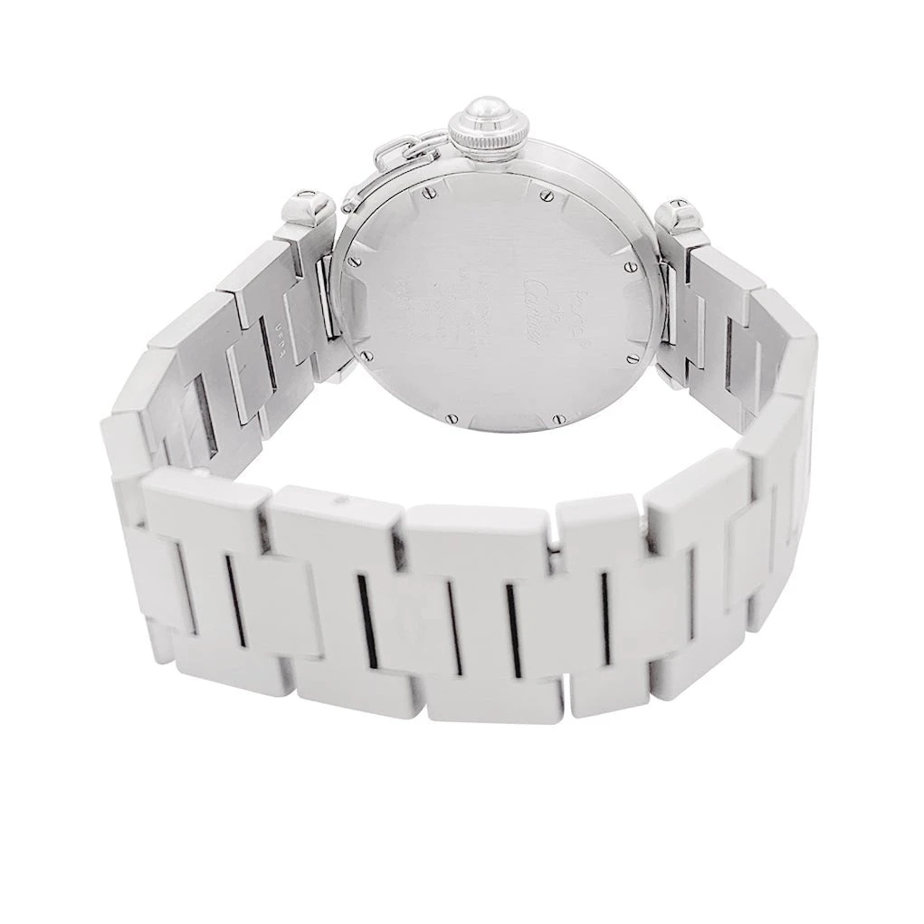 Miller Montre CARTIER "Pasha GMT" En Acier 6 Miller Montre CARTIER "Pasha GMT" En Acier – Image 6