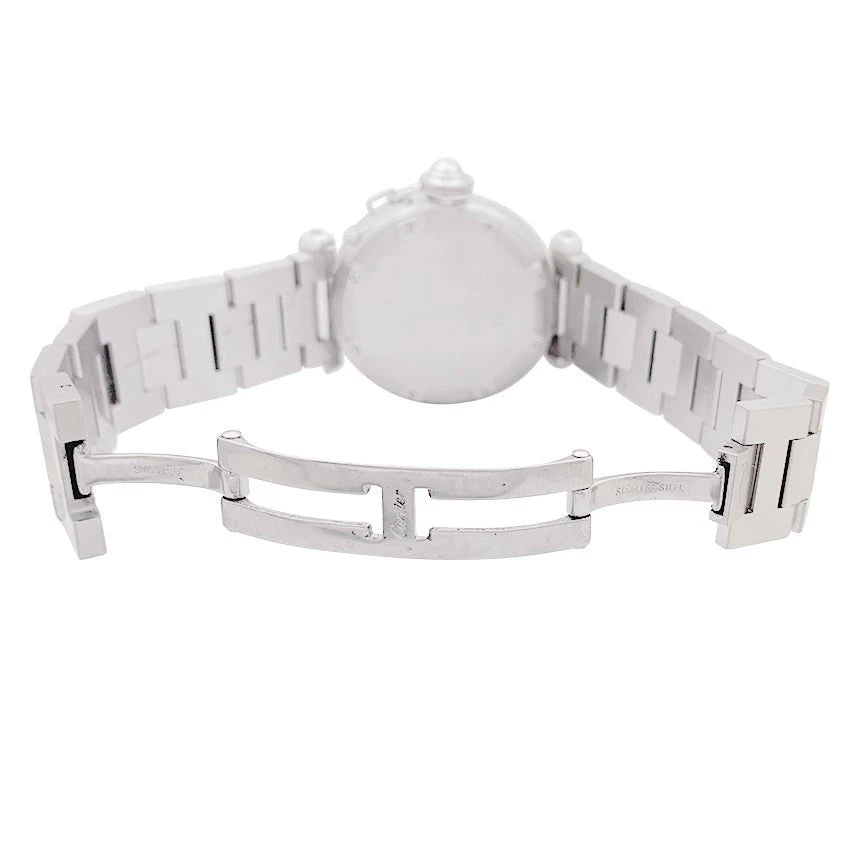 Miller Montre CARTIER "Pasha GMT" En Acier 7 Miller Montre CARTIER "Pasha GMT" En Acier – Image 7