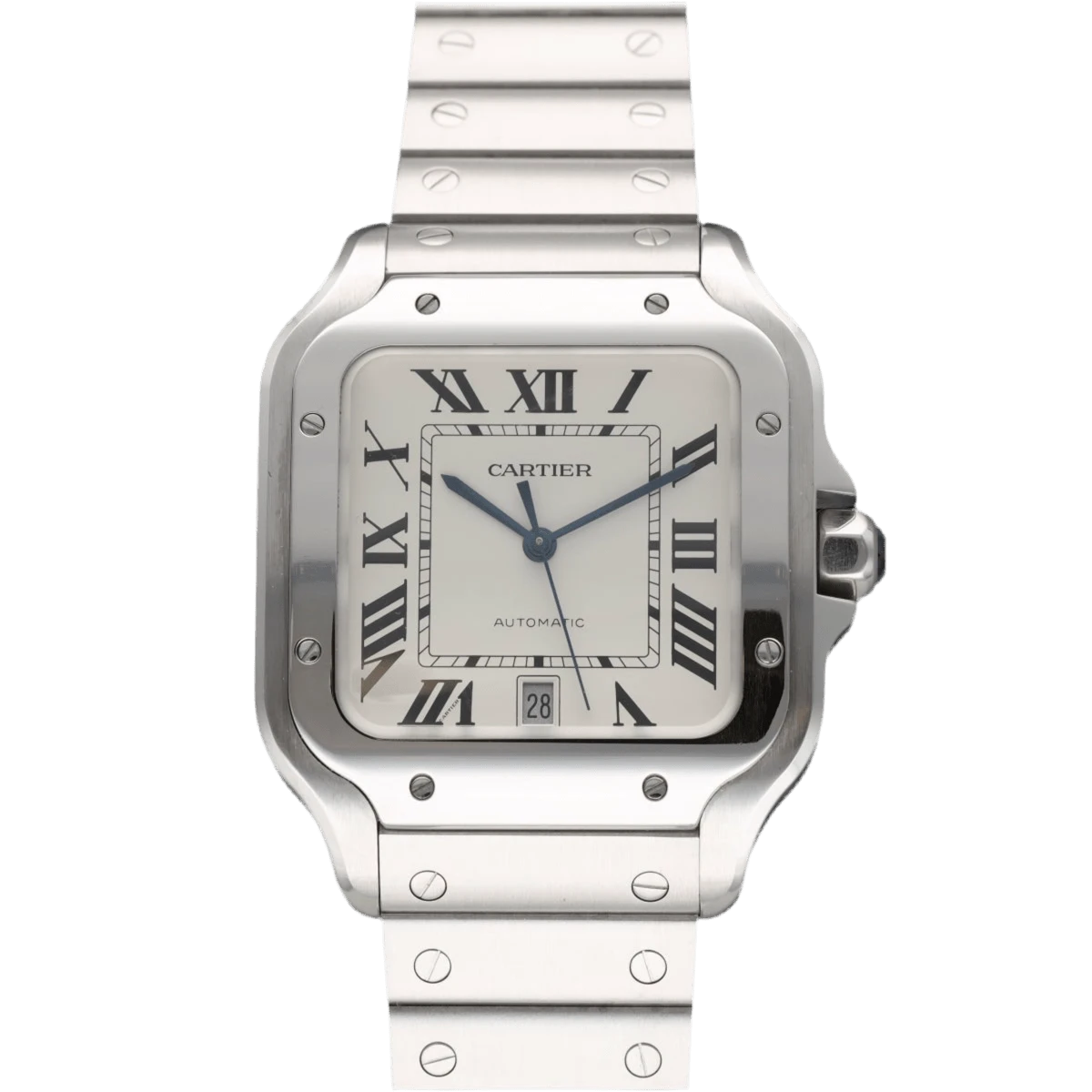 Montre CARTIER "Santos" En Acier 1 Montre CARTIER "Santos" En Acier