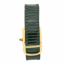 Montre CARTIER, "Tank" En Or Jaune -Castafiore Boutique montre cartier tank en or jaune 711941