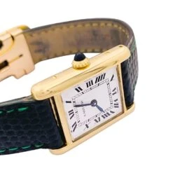 Miller Montre CARTIER "Tank Louis Cartier" En Or Jaune, Or Rose, Acier Et Cuir -Castafiore Boutique montre cartier tank louis cartier en or jaune or rose acier et cuir 466899