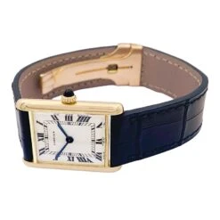 Miller Montre CARTIER "Tank Louis Cartier Extra Plate", Or Jaune Et Cuir 8 Miller Montre CARTIER "Tank Louis Cartier Extra Plate", Or Jaune Et Cuir -Castafiore Boutique montre cartier tank louis cartier extra plate or jaune et cuir 817414