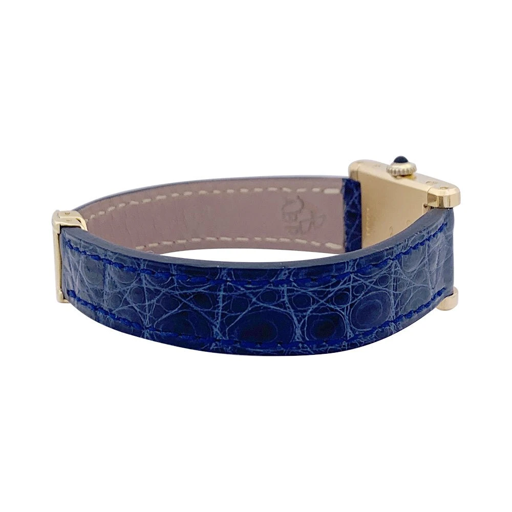 Miller Montre CARTIER "Tank Normale" En Or Jaune Et Cuir 6 Miller Montre CARTIER "Tank Normale" En Or Jaune Et Cuir – Image 6