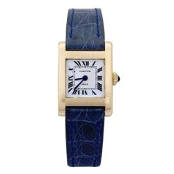 Miller Montre CARTIER "Tank Normale" En Or Jaune Et Cuir