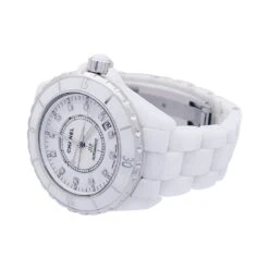 Miller Montre CHANEL"J12" Céramique Blanche Et Diamants. 8 Miller Montre CHANEL"J12" Céramique Blanche Et Diamants. -Castafiore Boutique montre chanel j12 ceramique blanche et diamants 374286