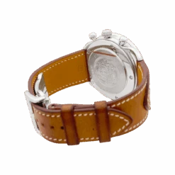 Miller Montre Hermès, "Arceau Chronographe" En Acier Et Cuir. -Castafiore Boutique montre hermes arceau chronographe en acier et cuir 513475