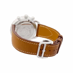 Miller Montre Hermès, "Arceau Chronographe" En Acier Et Cuir. -Castafiore Boutique montre hermes arceau chronographe en acier et cuir 614572