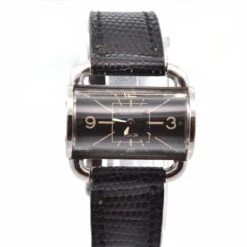 Montre JAEGER-LECOULTRE "Duo Plan" En Cuir Et Cristal -Castafiore Boutique montre jaeger lecoultre en cuir et cristal 576411