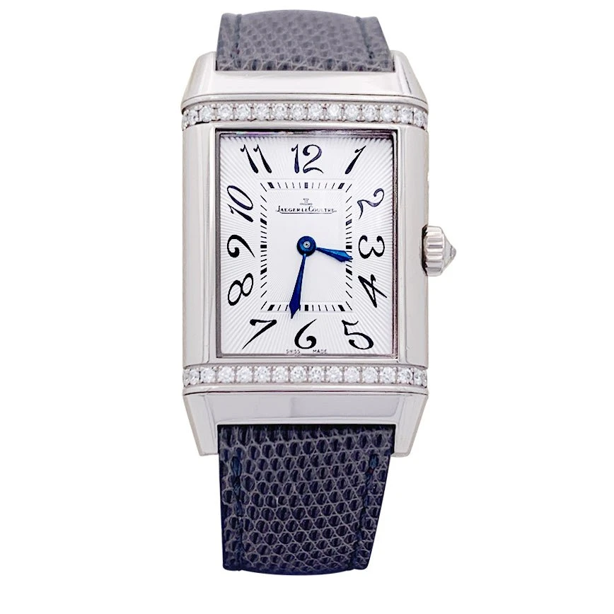 Miller Montre JAEGER LECOULTRE, "Reverso Duetto", En Or Blanc Et Diamant 1 Miller Montre JAEGER LECOULTRE, "Reverso Duetto", En Or Blanc Et Diamant