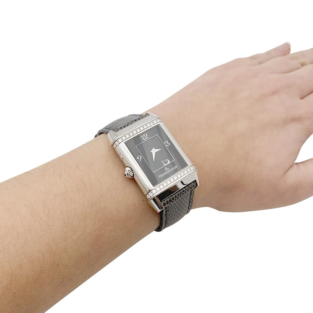 Miller Montre JAEGER LECOULTRE, "Reverso Duetto", En Or Blanc Et Diamant 4 Miller Montre JAEGER LECOULTRE, "Reverso Duetto", En Or Blanc Et Diamant – Image 4