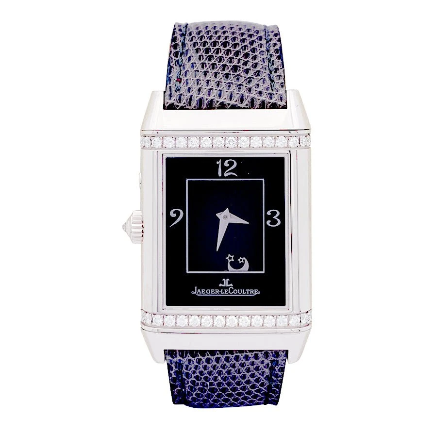 Miller Montre JAEGER LECOULTRE, "Reverso Duetto", En Or Blanc Et Diamant 2 Miller Montre JAEGER LECOULTRE, "Reverso Duetto", En Or Blanc Et Diamant – Image 2