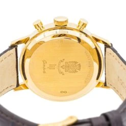 Montre LIP "Genève" En Or Jaune Et Cuir -Castafiore Boutique montre lip geneve en or jaune et cuir 171439