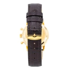 Montre LIP "Genève" En Or Jaune Et Cuir -Castafiore Boutique montre lip geneve en or jaune et cuir 306202