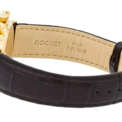 Montre LIP "Genève" En Or Jaune Et Cuir -Castafiore Boutique montre lip geneve en or jaune et cuir 658060