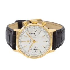 Montre LIP "Genève" En Or Jaune Et Cuir -Castafiore Boutique montre lip geneve en or jaune et cuir 812185