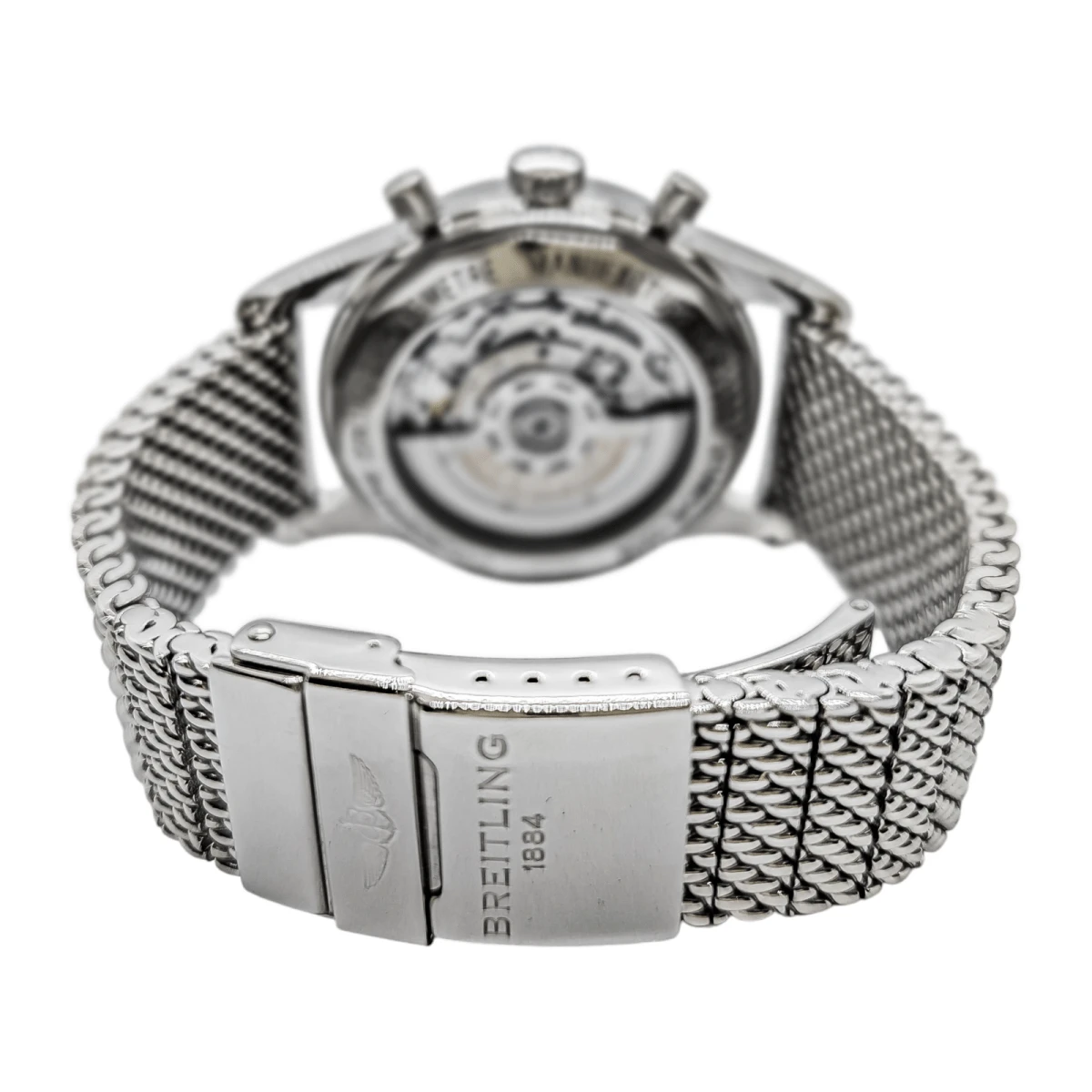 Montre Mécanique BREITLING "Transocean Chronograph" En Acier 5 Montre Mécanique BREITLING "Transocean Chronograph" En Acier – Image 5