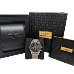 Montre Mécanique BREITLING "Transocean Chronograph" En Acier 7 Montre Mécanique BREITLING "Transocean Chronograph" En Acier -Castafiore Boutique montre mecanique breitling transocean chronograph en acier 798362