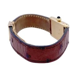 Miller Montre Mécanique CARTIER "Tank Louis Cartier" En Or Jaune, Or Rose Et Cuir -Castafiore Boutique montre mecanique cartier tank louis cartier en or jaune or rose et cuir 205866