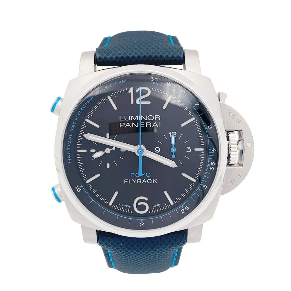 Miller Montre PANERAI "Luminor PCYC Flyback" En Titane Et Cuir 1 Miller Montre PANERAI "Luminor PCYC Flyback" En Titane Et Cuir