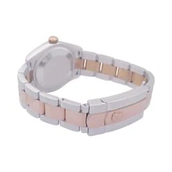 Miller Montre ROLEX "Datejust" Acier, Or Rose, Diamants, Nacre Rose -Castafiore Boutique montre rolex datejust acier or rose diamants nacre rose 436463