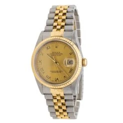 Montre ROLEX "Datejust" Or Jaune Et Acier