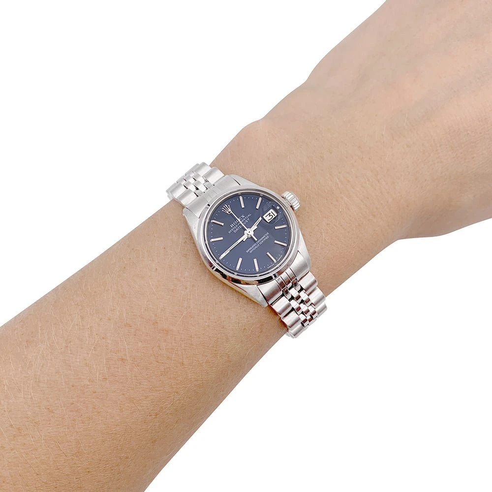 Miller Montre ROLEX "Oyster Perpetual Datejust" En Acier. 2 Miller Montre ROLEX "Oyster Perpetual Datejust" En Acier. – Image 2