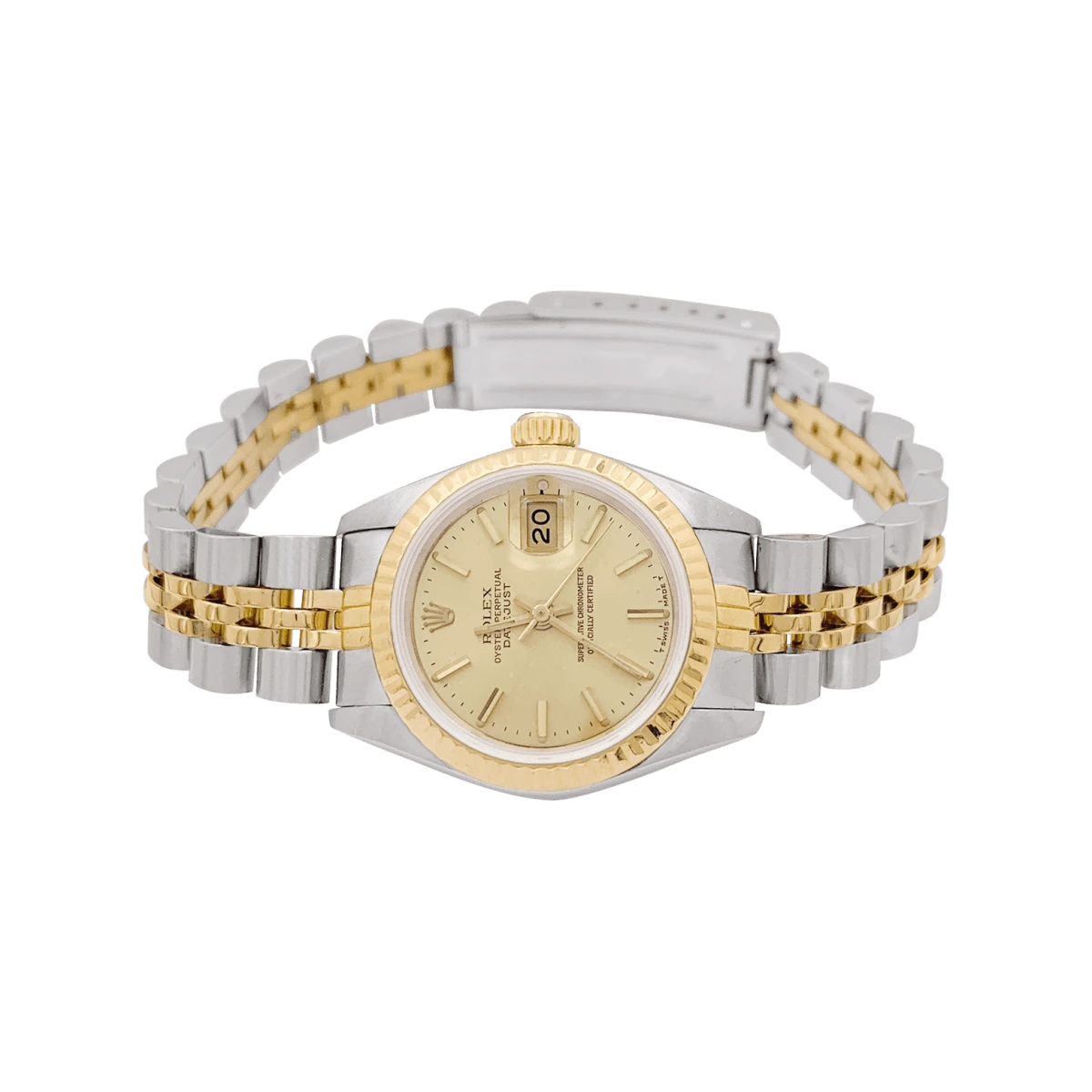 Miller Montre ROLEX "Oyster Perpetual Datejust" En Or Jaune Et Acier 3 Miller Montre ROLEX "Oyster Perpetual Datejust" En Or Jaune Et Acier – Image 3