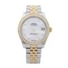 Miller Montre ROLEX "Oyster Perpetual Datejust"en Or Jaune, Acier, Nacre Et Diamants