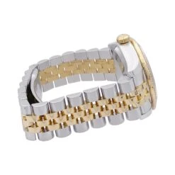 Miller Montre ROLEX "Oyster Perpetual Datejust"en Or Jaune, Acier, Nacre Et Diamants -Castafiore Boutique montre rolex oyster perpetual datejusten or jaune acier nacre et diamants 343541