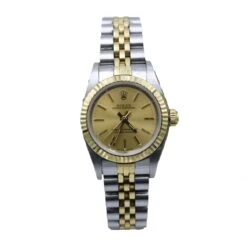 Montre ROLEX "Oyster Perpetual" En Or Jaune Et Acier