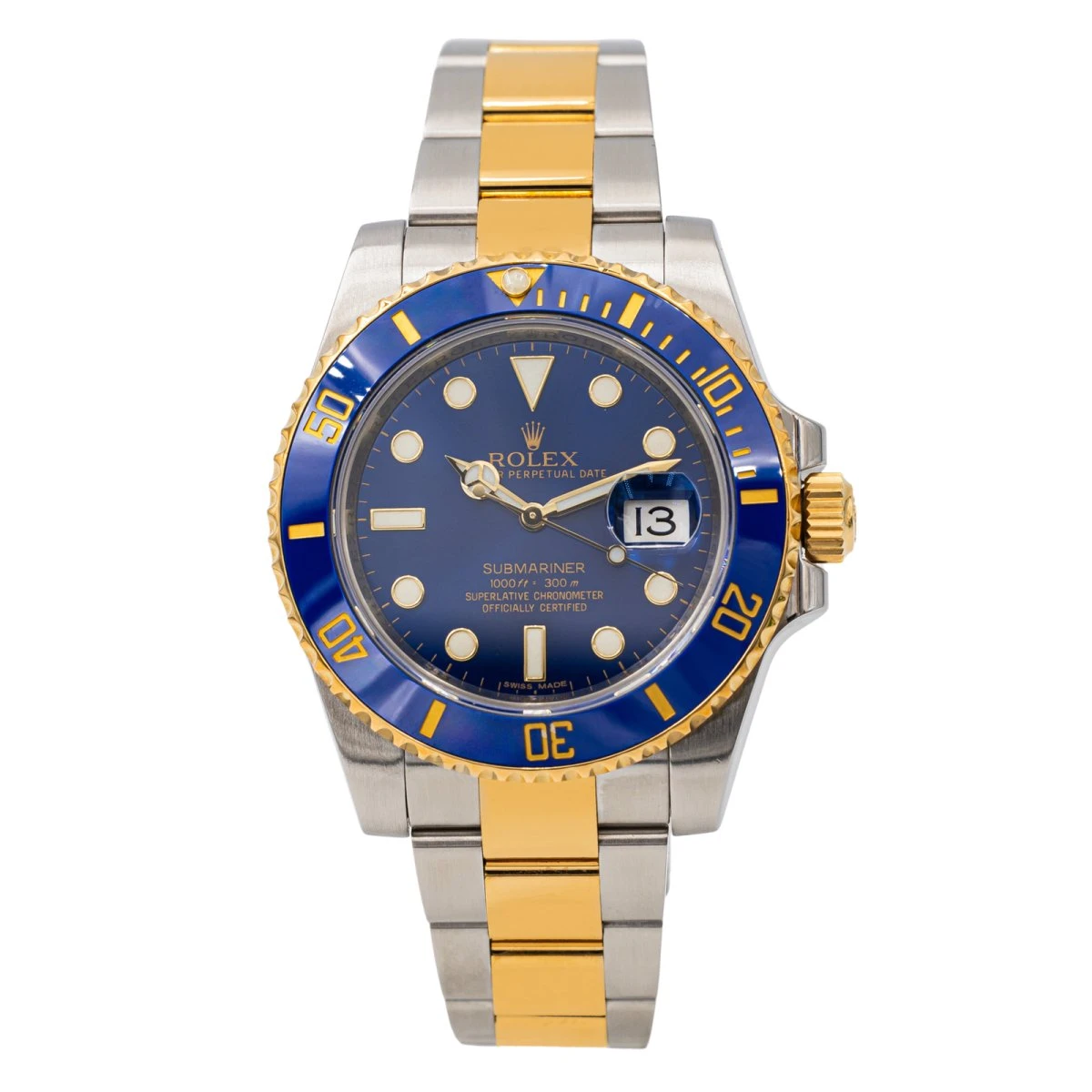 Montre ROLEX "Submariner" En Or Jaune Et Acier 1 Montre ROLEX "Submariner" En Or Jaune Et Acier