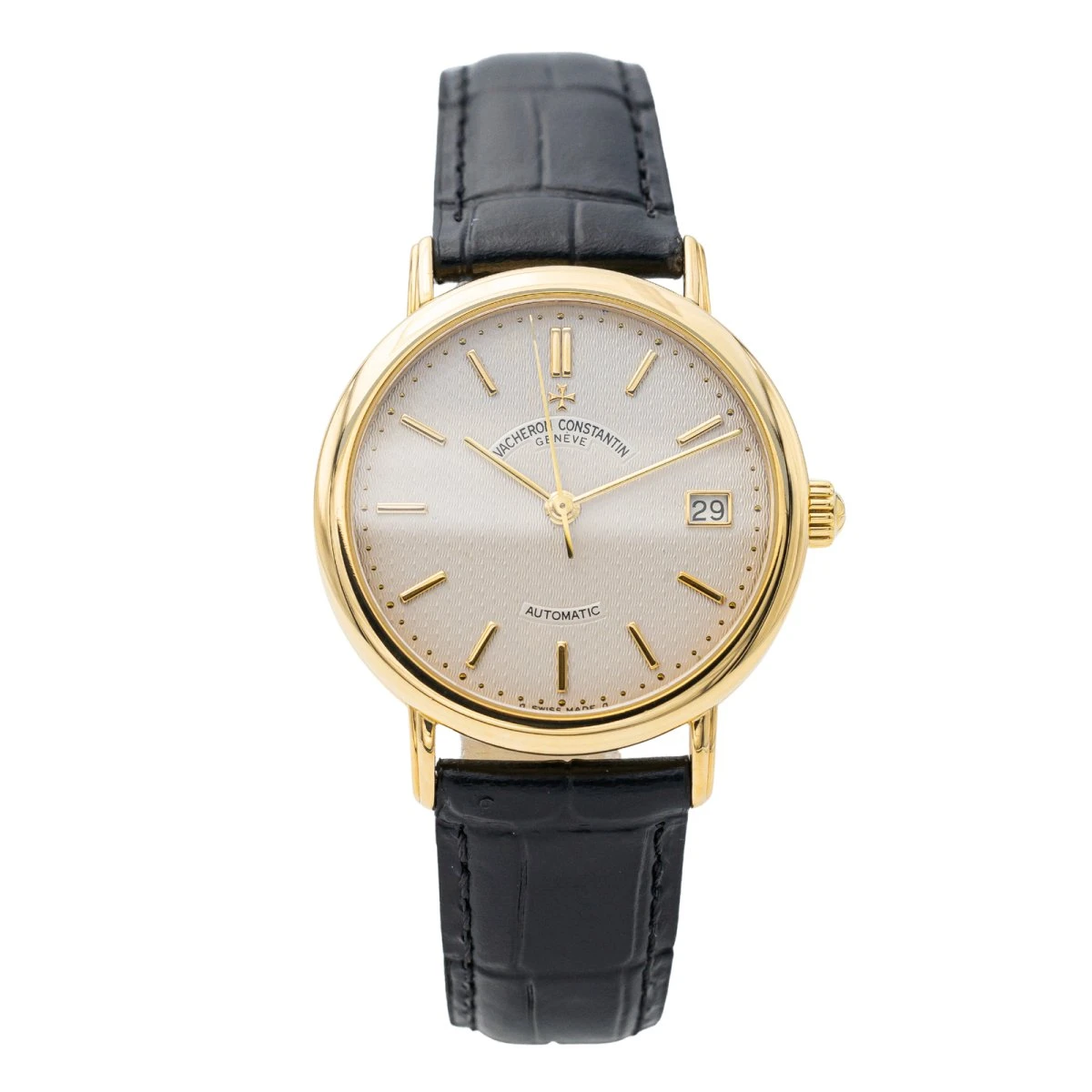 Montre VACHERON CONSTANTIN "L'anglaise 05/2024" En Or Jaune Et Cuir 1 Montre VACHERON CONSTANTIN "L'anglaise 05/2024" En Or Jaune Et Cuir