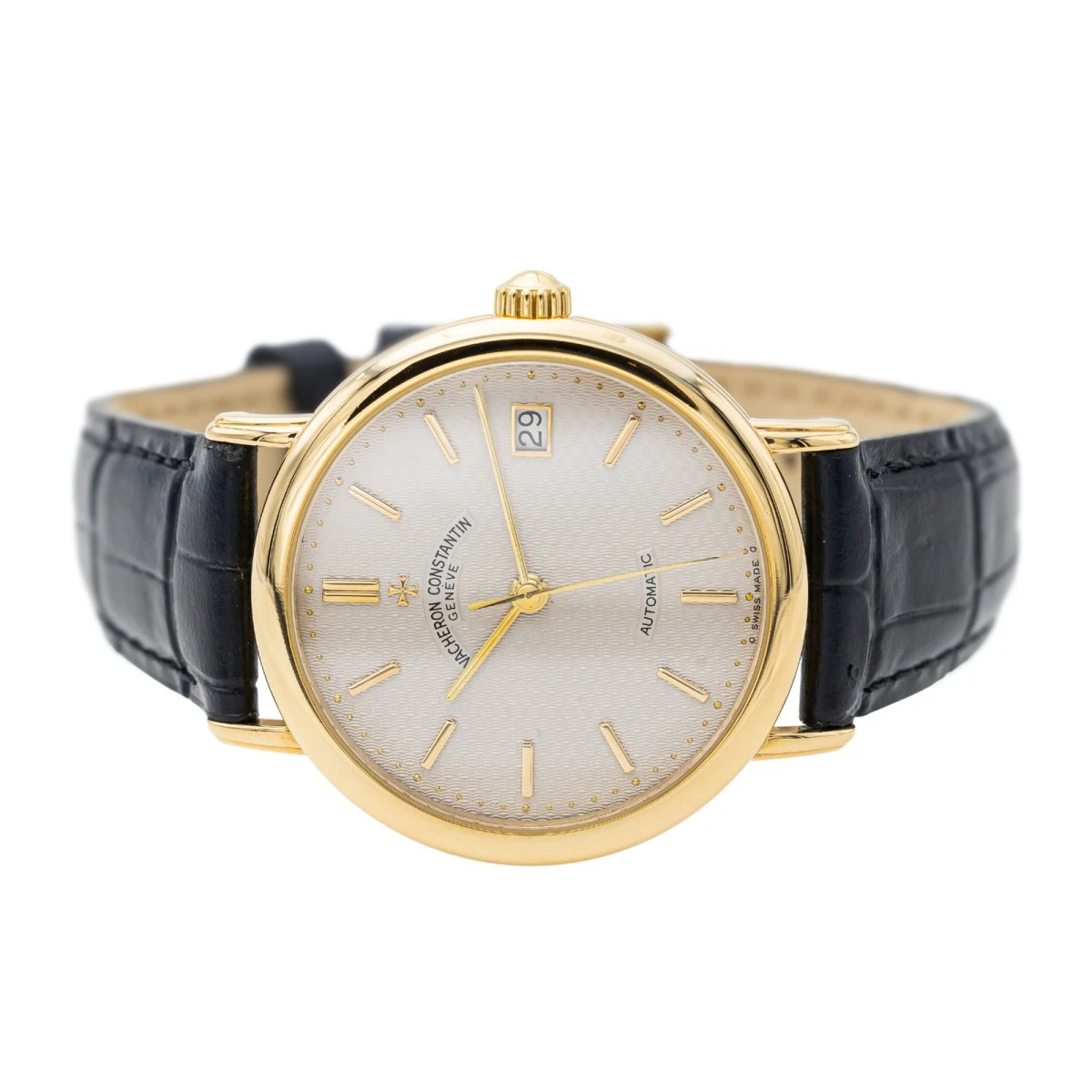 Montre VACHERON CONSTANTIN "L'anglaise 05/2024" En Or Jaune Et Cuir 4 Montre VACHERON CONSTANTIN "L'anglaise 05/2024" En Or Jaune Et Cuir – Image 4