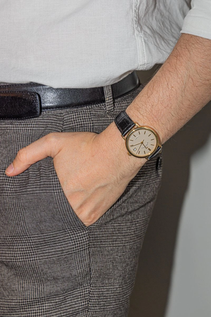 Montre VACHERON CONSTANTIN "L'anglaise 05/2024" En Or Jaune Et Cuir 2 Montre VACHERON CONSTANTIN "L'anglaise 05/2024" En Or Jaune Et Cuir – Image 2