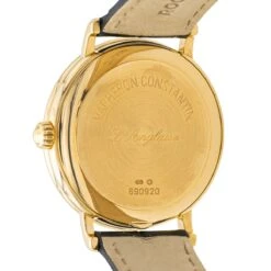Montre VACHERON CONSTANTIN "L'anglaise 05/2024" En Or Jaune Et Cuir 11 Montre VACHERON CONSTANTIN "L'anglaise 05/2024" En Or Jaune Et Cuir -Castafiore Boutique montre vacheron constantin langlaise 052024 en or jaune et cuir 984212