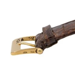 Montre Automatique VAN CLEEF & ARPELS En Or Jaune Et Cuir -Castafiore Boutique montre van cleef arpels en or jaune 430734