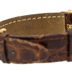 Montre Automatique VAN CLEEF & ARPELS En Or Jaune Et Cuir -Castafiore Boutique montre van cleef arpels en or jaune 465772