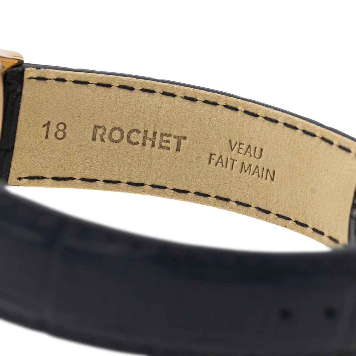 Montre Zenith "Elite" En Or Rose, Or Jaune, Argent Et Cuir 5 Montre Zenith "Elite" En Or Rose, Or Jaune, Argent Et Cuir – Image 5