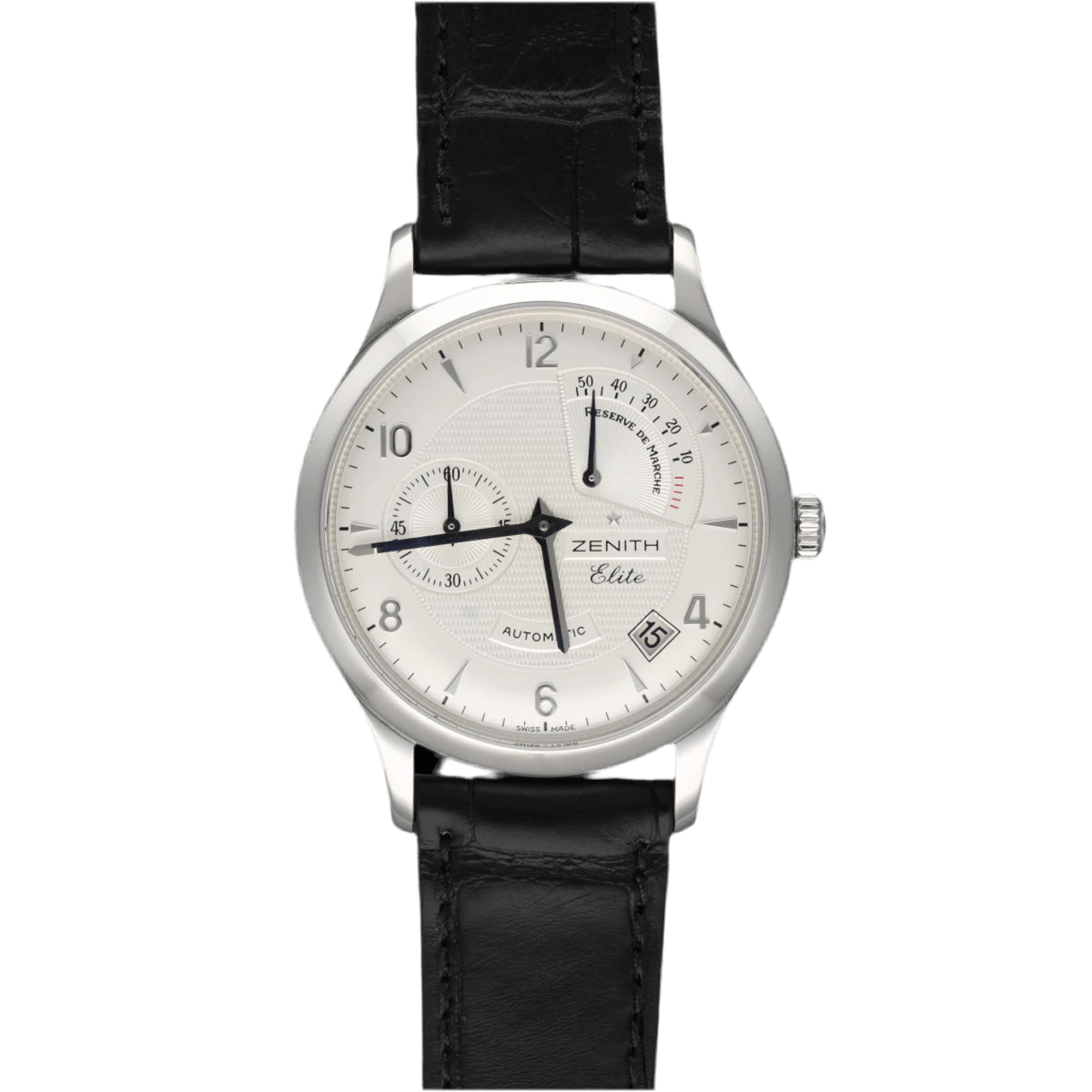 Montre ZENITH "Elite Réserve De Marche" En Acier 1 Montre ZENITH "Elite Réserve De Marche" En Acier