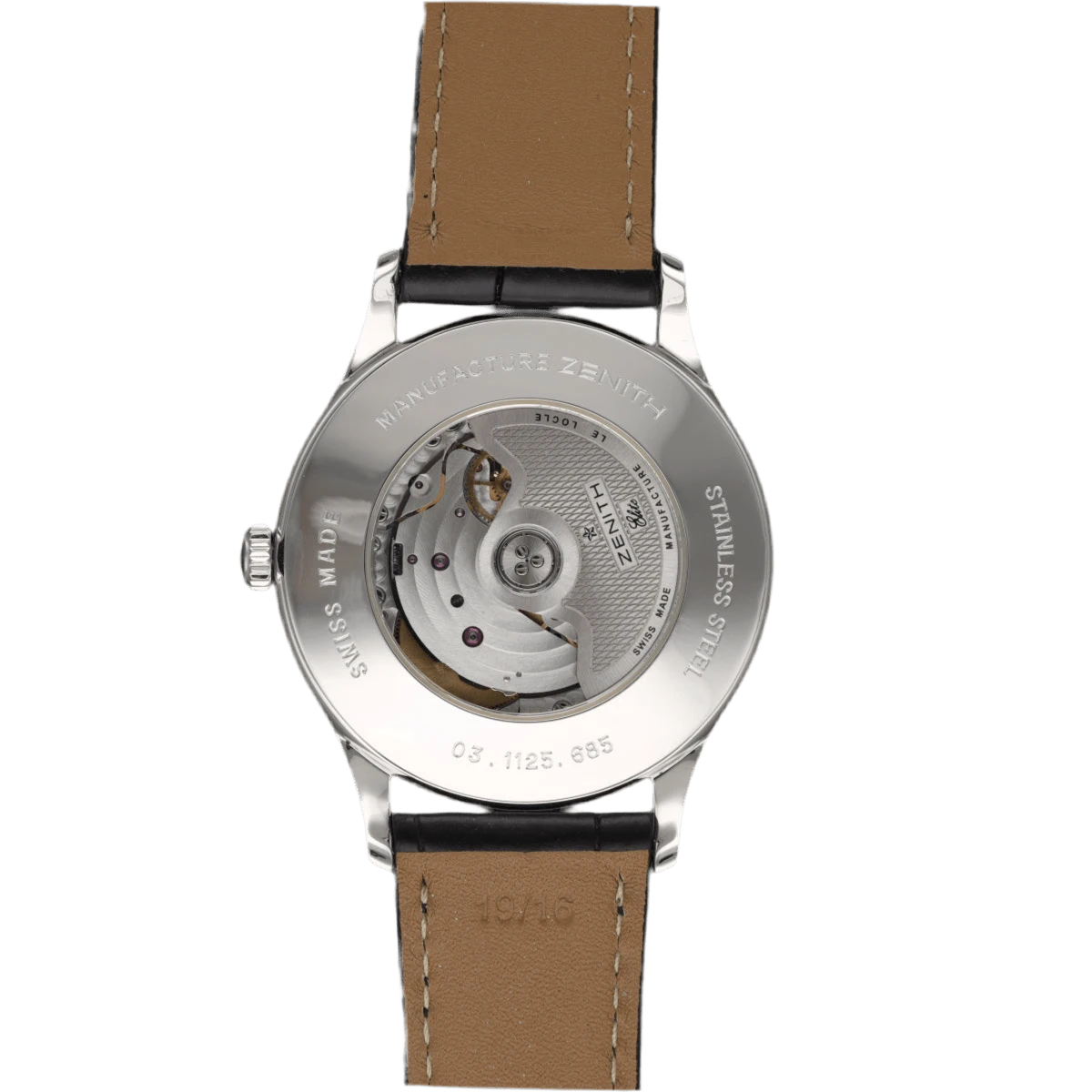 Montre ZENITH "Elite Réserve De Marche" En Acier 2 Montre ZENITH "Elite Réserve De Marche" En Acier – Image 2