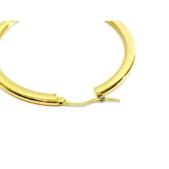 Boucles D'oreilles Créoles En Or Jaune 18 Carats 14 Boucles D'oreilles Créoles En Or Jaune 18 Carats -Castafiore Boutique paire de boucle doreille en or 434568