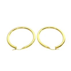 Boucles D'oreilles Créoles En Or Jaune 18 Carats 12 Boucles D'oreilles Créoles En Or Jaune 18 Carats -Castafiore Boutique paire de boucle doreille en or 473832