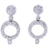 Paire De Boucles D'oreilles ANTONINI En Or Blanc Et Diamants -Castafiore Boutique paire de boucles doreilles antonini en or blanc et diamants 989706