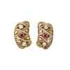 Paire De Clip D'oreille ANDRE VASSORT X VAN CLEEF & ARPELS En Or Jaune, Rubis Et Diamants -Castafiore Boutique paire de clip doreille andre vassort x van cleef arpels en or jaune rubis et diamants 344974