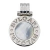 Pendentif BULGARI En Or Blanc Et Onyx
